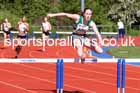 Hurdles, 2026 North Eastern Track and Field Champs, Shildon, County Durham. Photo: David T. Hewitson/Sports for All Pics